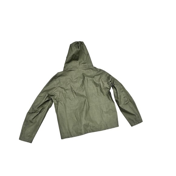 Vintage U.S. Navy Green Foul Weather Jacket & Pants Set Small - Picture 4 of 11